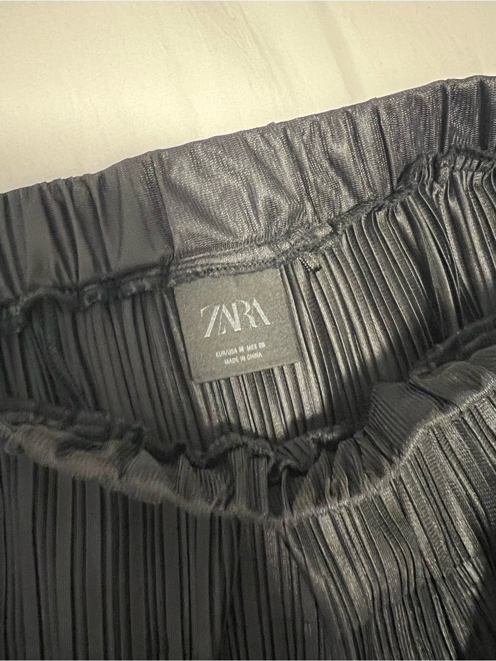 Zara Black Tiered Fringe Midi Skirt - Picture 4 of 4